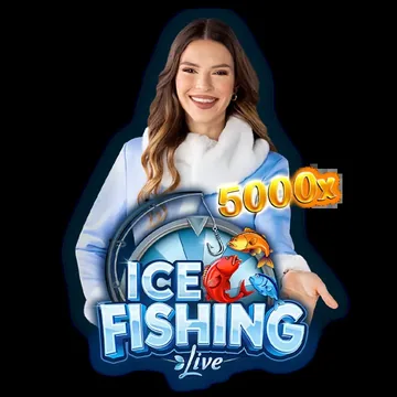 Ice Fishing Game show van Evolution bij Vlad Casino